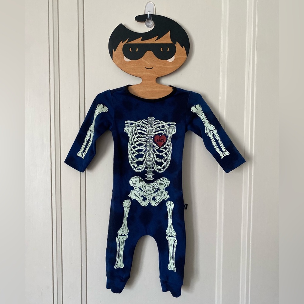 Peek-a-booty Baby Skelly Rag